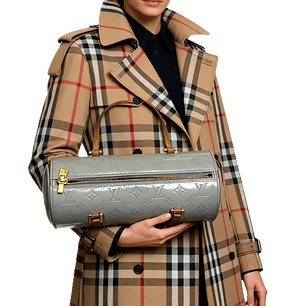 Ivory Vernis Leather Bedford Shoulder Bag LV 