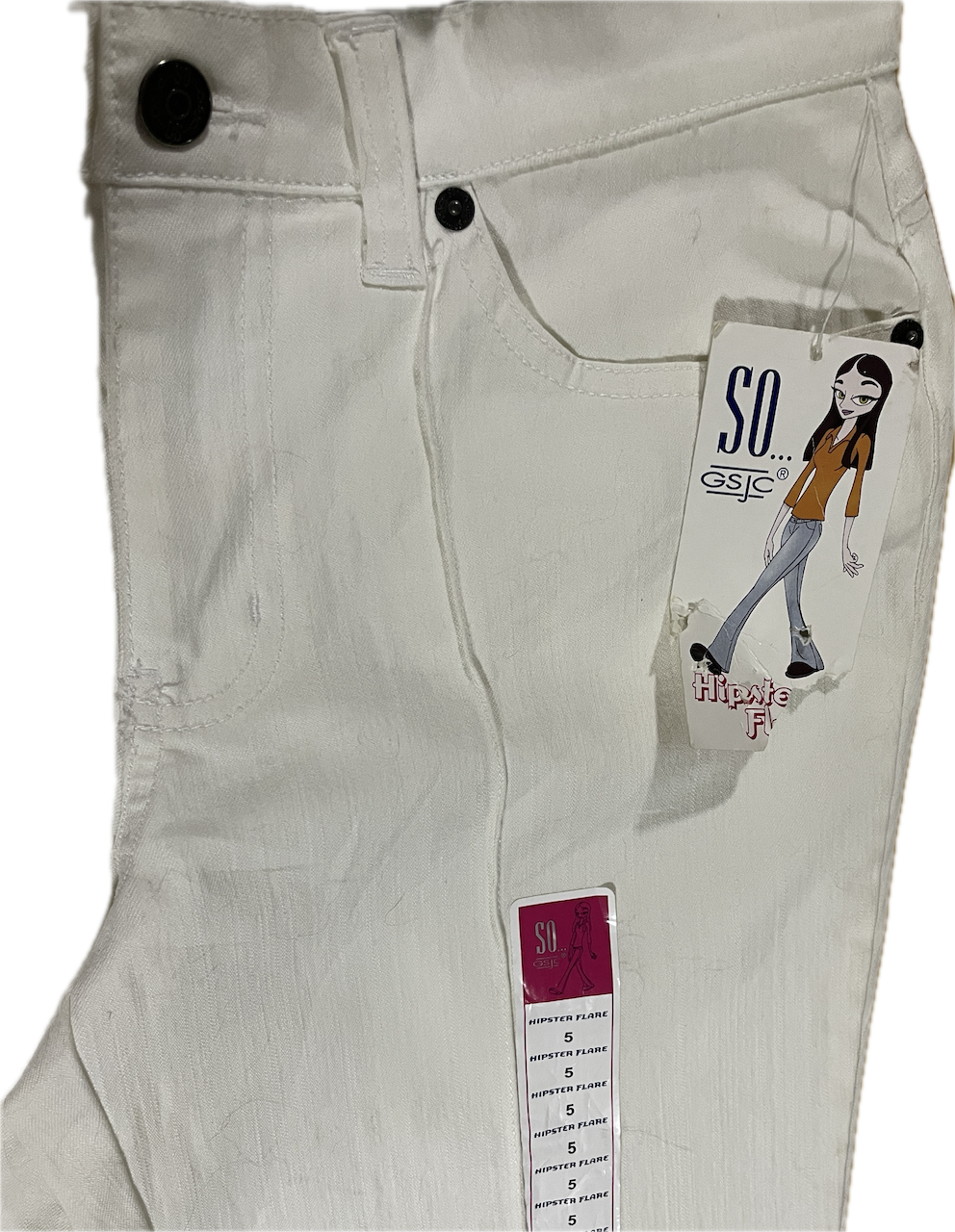 Jeans Hipster Flare SO...GSJC (US5- S) NUEVO CON ETIQUETAS 4