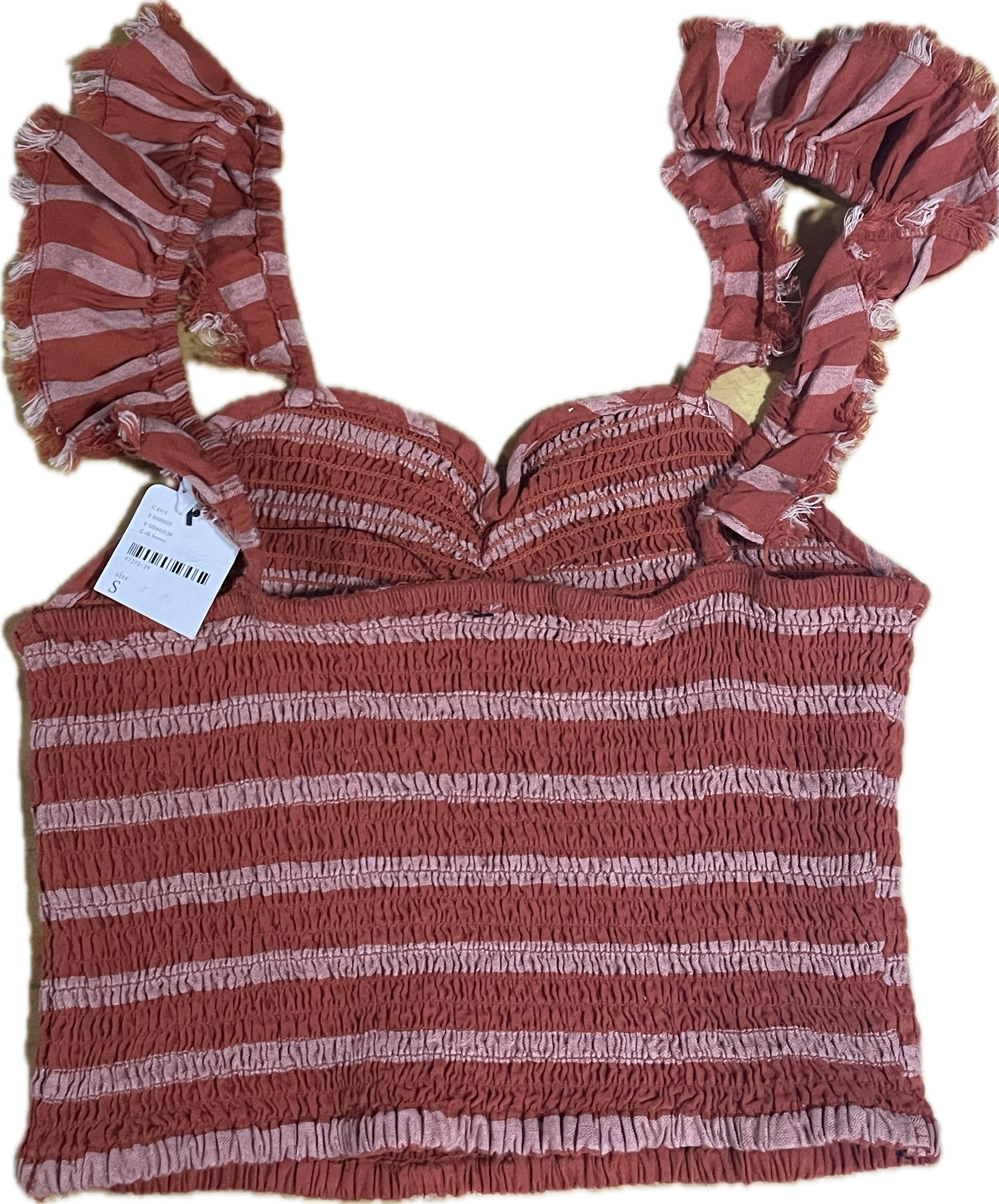 Cropped Top Vuelitos FREE PEOPLE (S) NUEVO CON ETIQUETAS  3