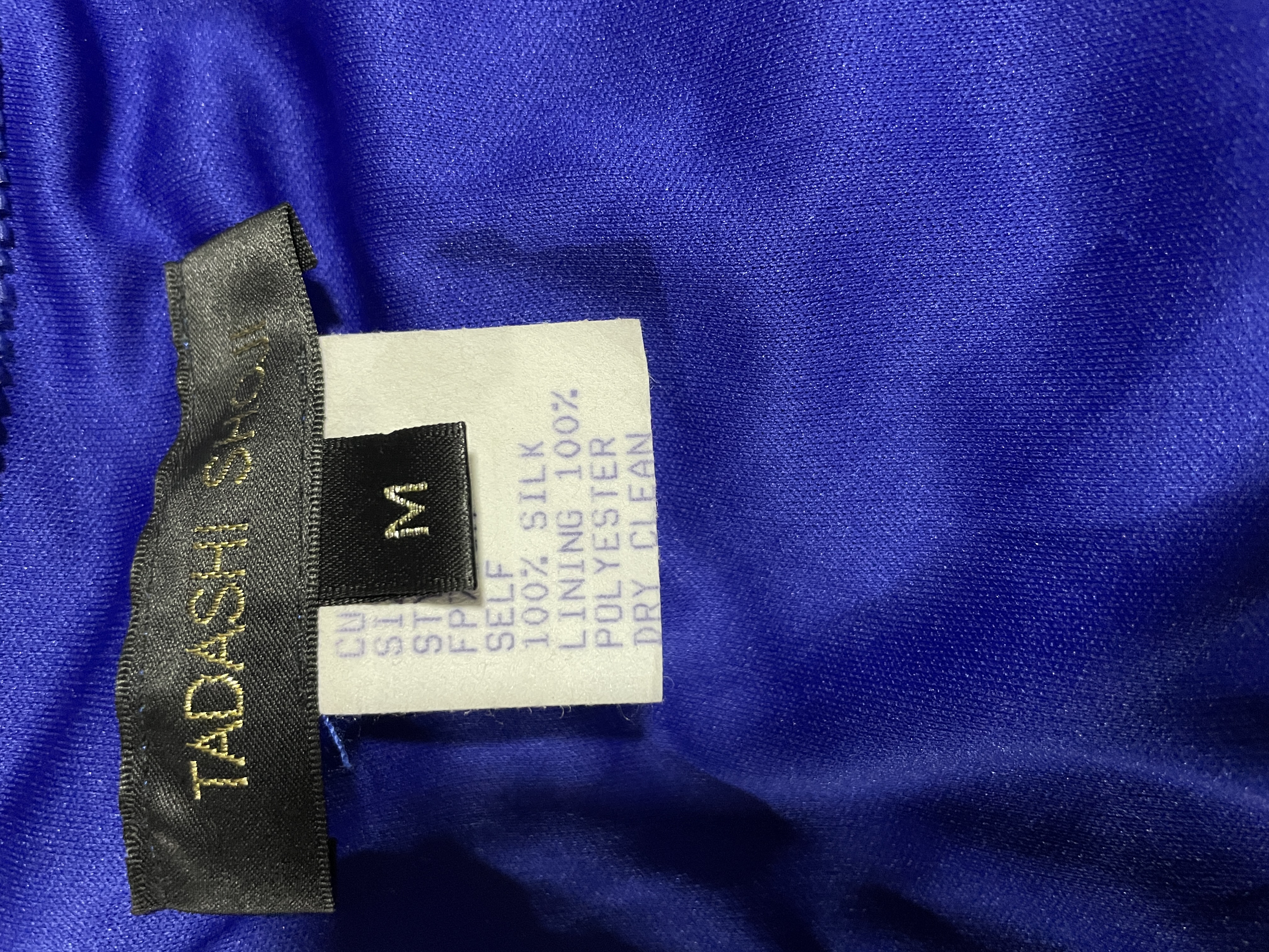 Vestido de Fiesta Fruncido 100% Seda TADASHI SHOJI (M) COMO NUEVO 3