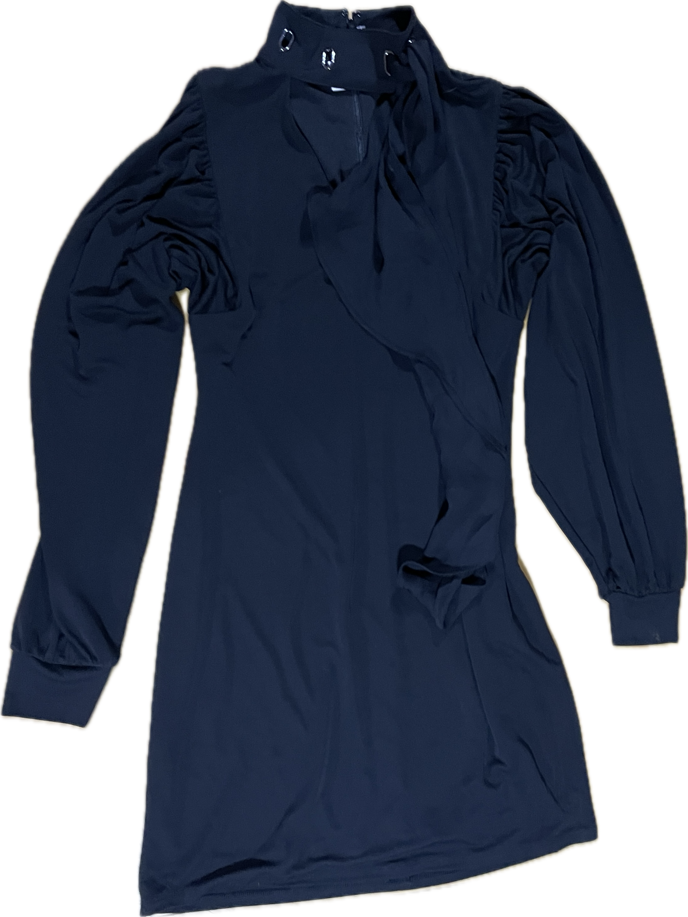 Vestido Scarf Tie MJ Chemise WHITE HOUSE BLACK MARKET (M) NUEVO CON ETIQUETAS  2