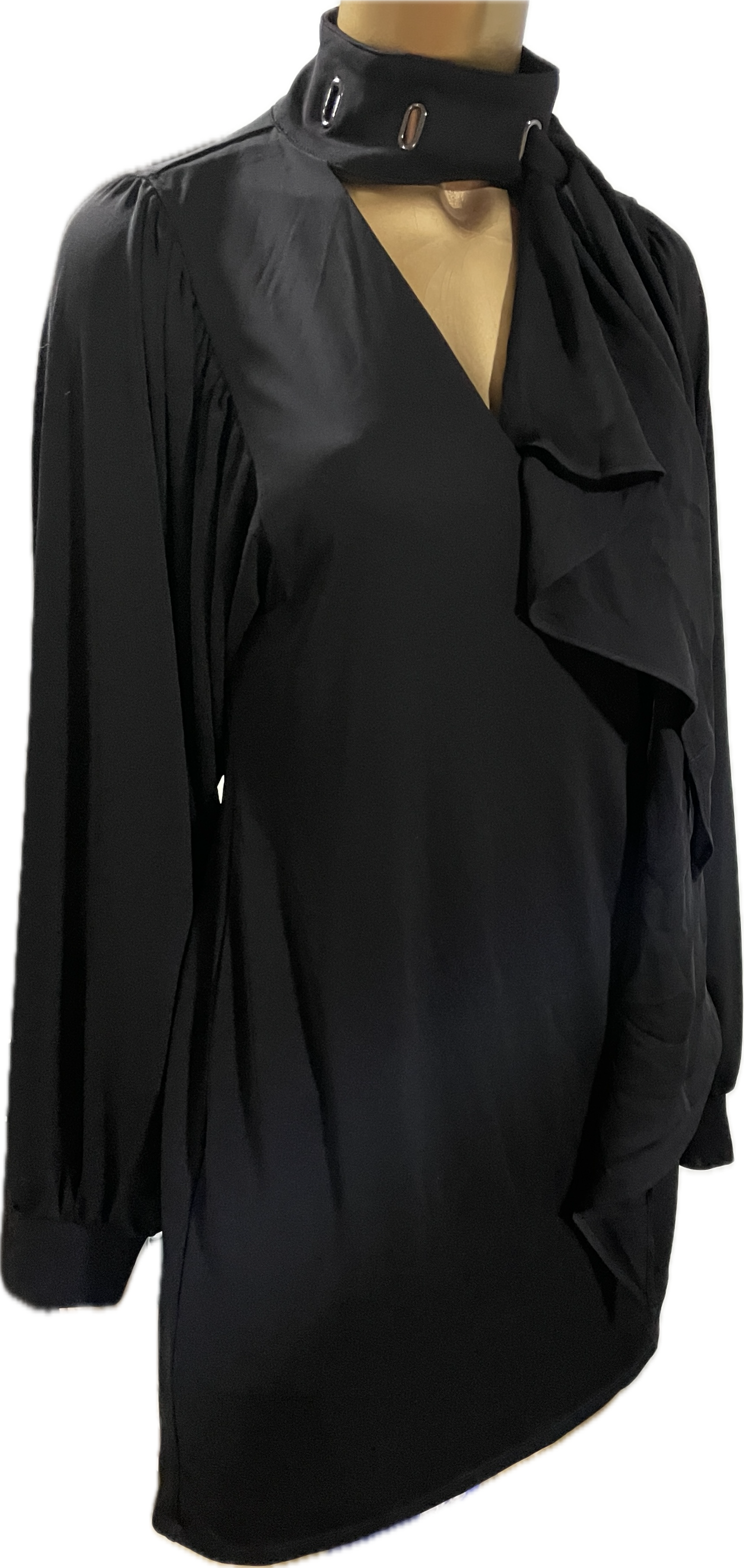 Vestido Scarf Tie MJ Chemise WHITE HOUSE BLACK MARKET (M) NUEVO CON ETIQUETAS  3