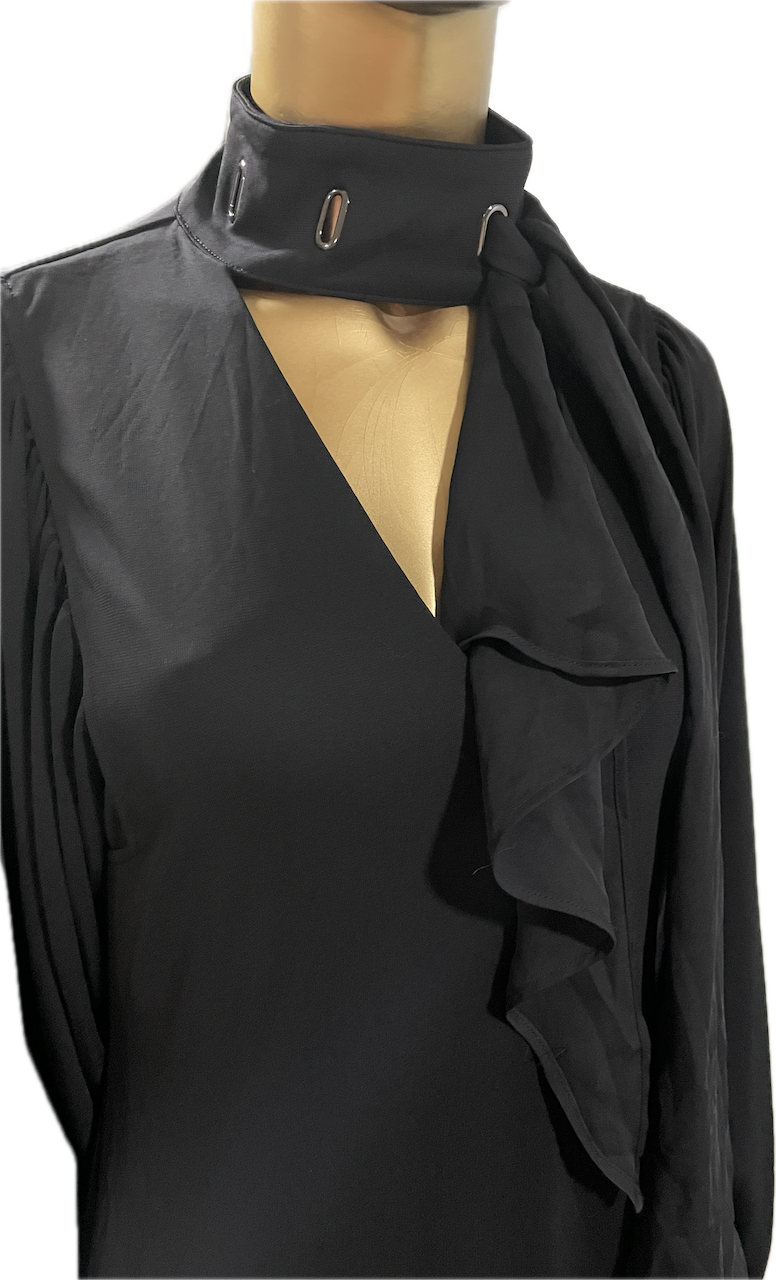 Vestido Scarf Tie MJ Chemise WHITE HOUSE BLACK MARKET (M) NUEVO CON ETIQUETAS  7