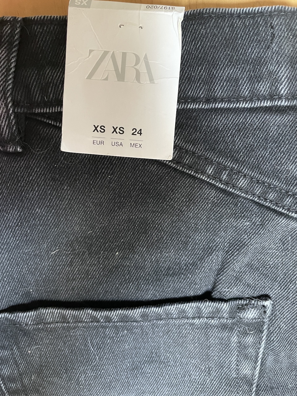 Falda Denim Hi Rise A-Line ZARA BLACK LABEL (XS) NUEVO CON ETIQUETAS 5