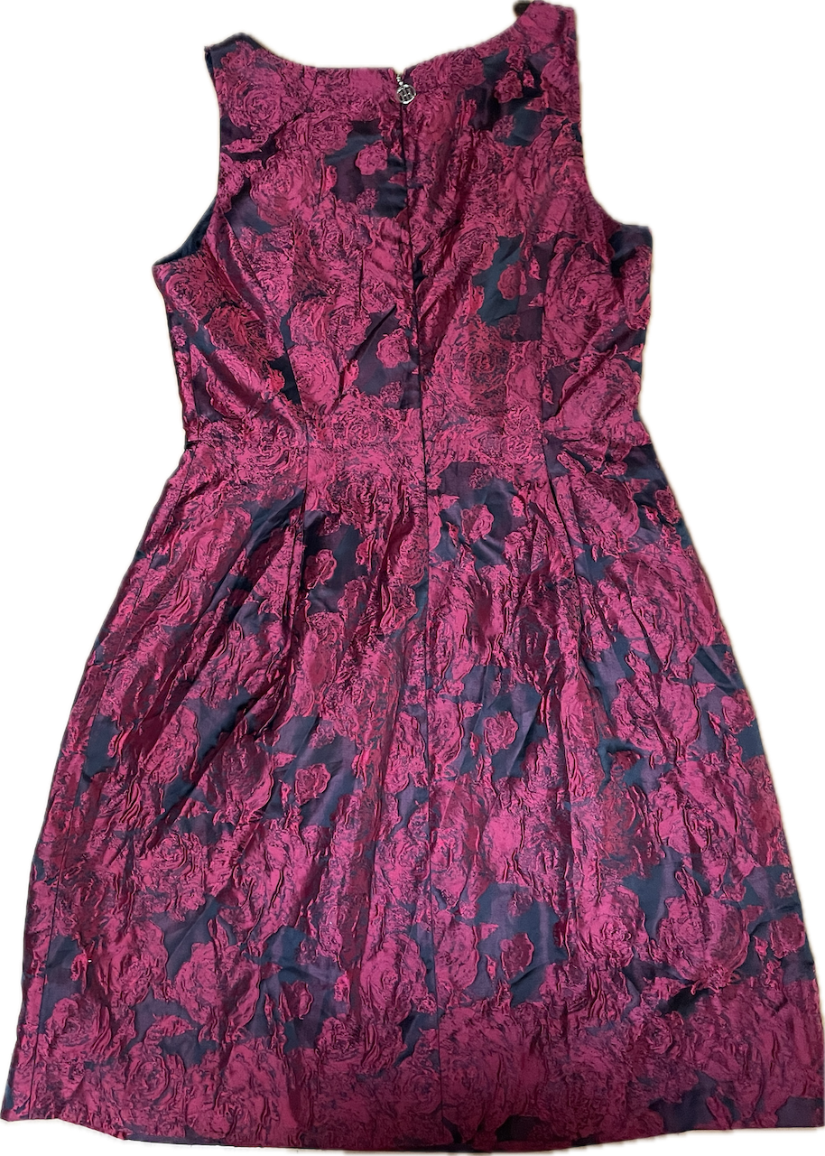 Vestido A-Line Brocado TOMMY HILFIGER (M) COMO NUEVO 3