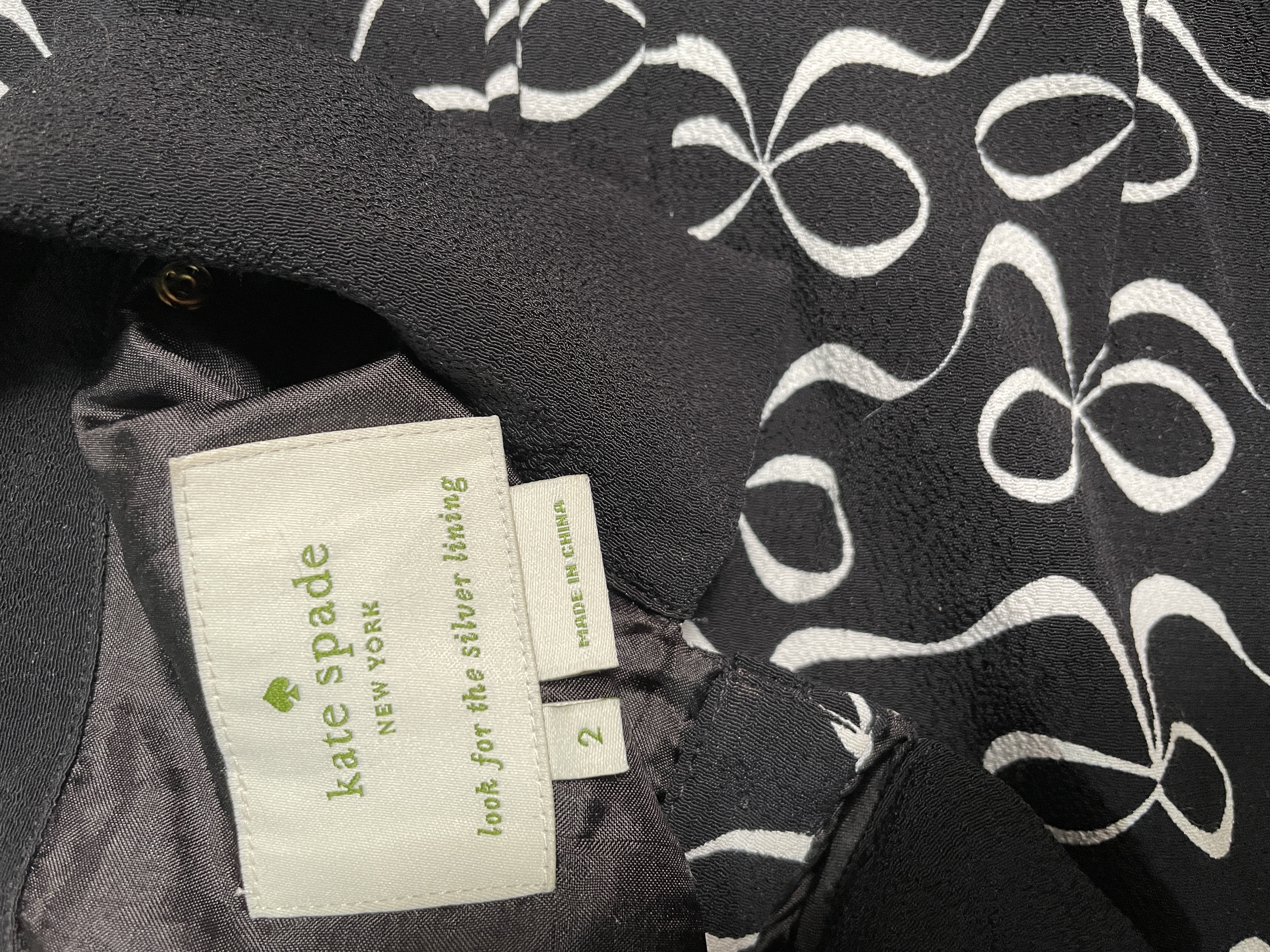 Vestido Mackenna Bow Print Flare KATE SPADE (S)  6