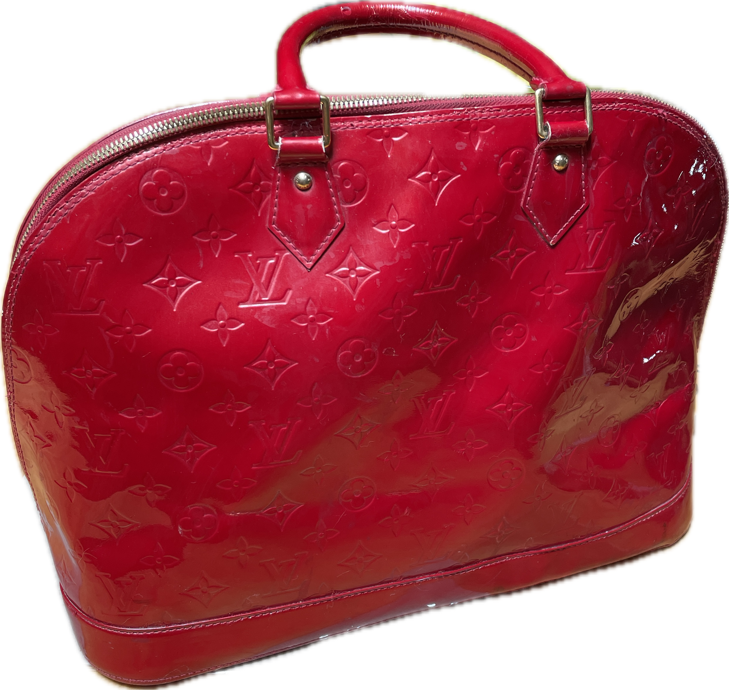 Cartera Monogram Vernis Alma GM Pomme D'Ámour LOUIS VUITTON 2