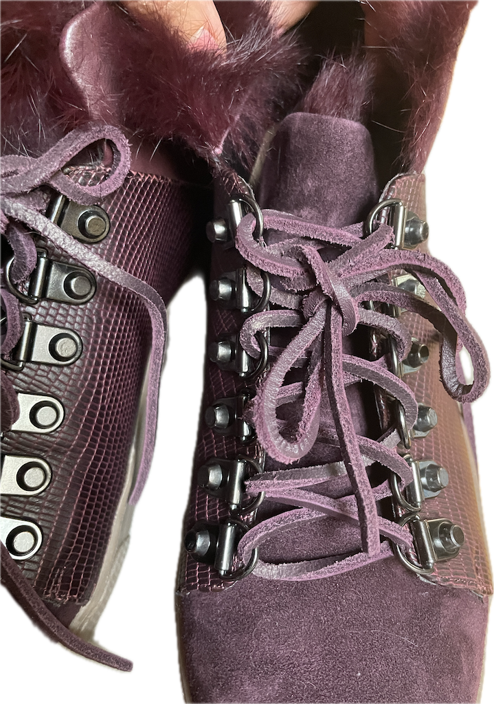 Botines Deniz 100% Cuero/Piel Conejo BCBG MAXAZRIA (37) NUEVO EN CAJA 4