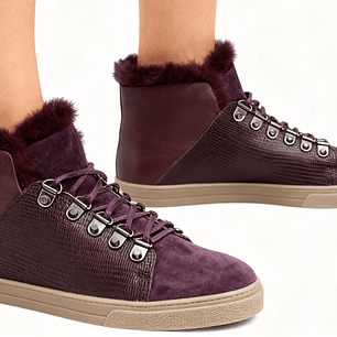 Botines Deniz 100% Cuero/Piel Conejo BCBG MAXAZRIA (37) NUEVO EN CAJA