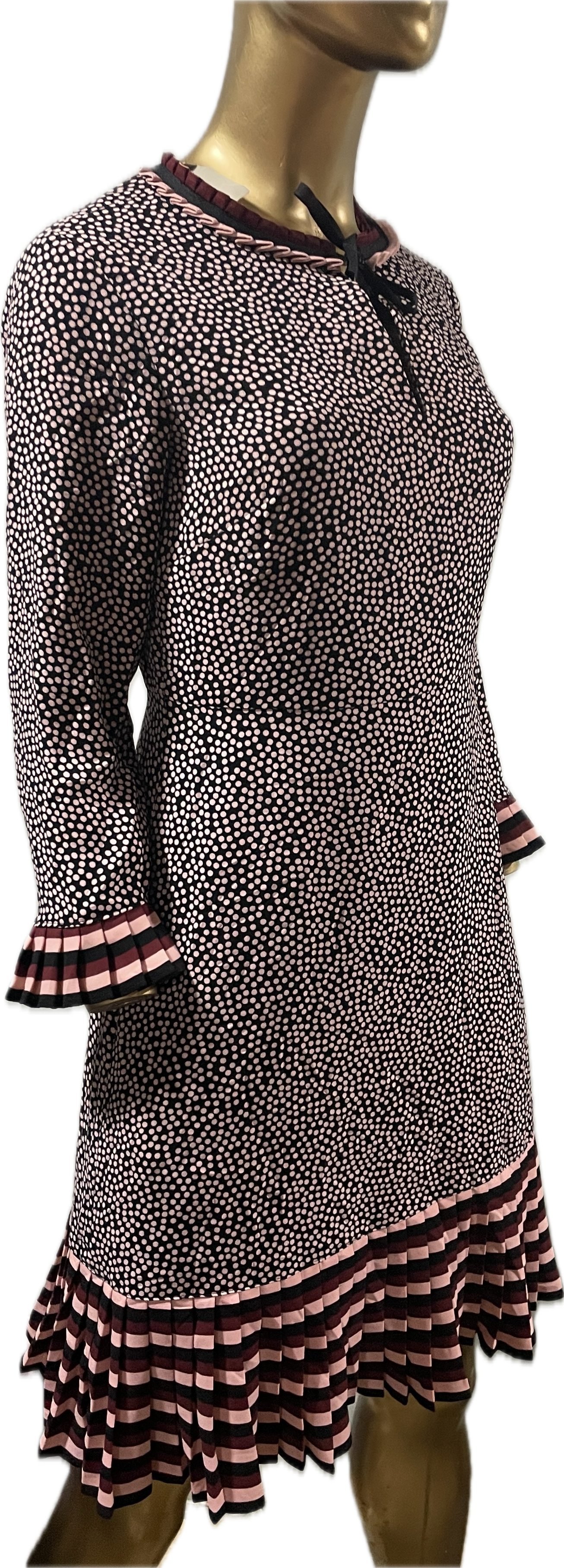 Vestido Lara Pleat Polka Dot BODEN (UK10- S) NUEVO CON ETIQUETAS  4