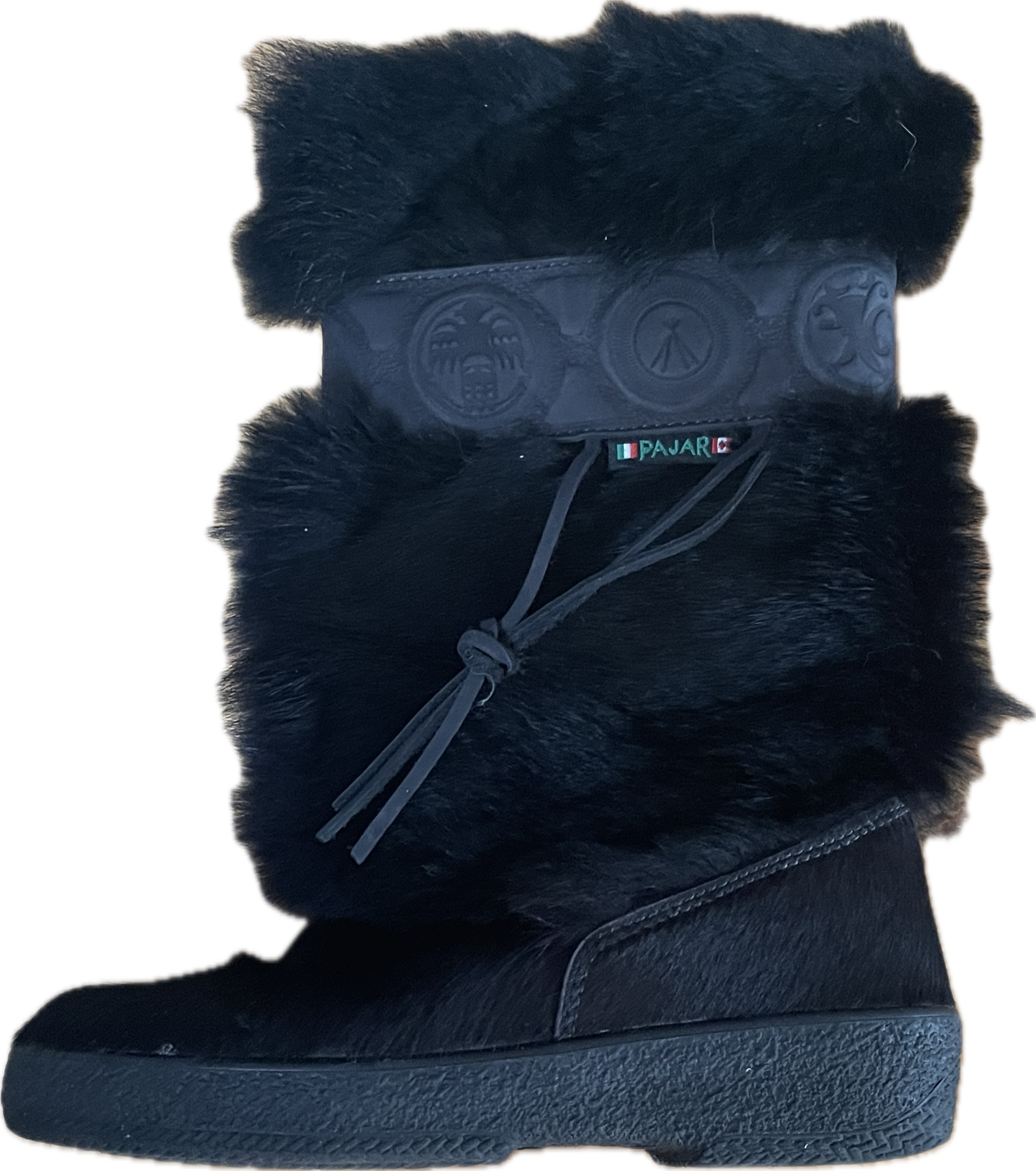 Botas 100% Cuero Pelo Largo PAJAR (36) NUEVO SIN CAJA 4