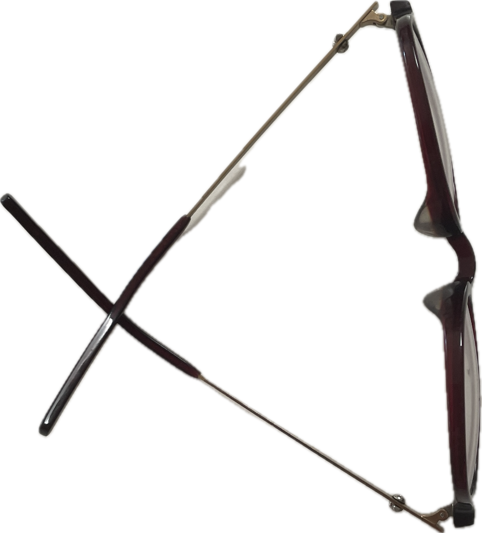 Marcos Ópticos Wine Red Gold Skulls ALEXANDER MCQUEEN COMO NUEVO 6