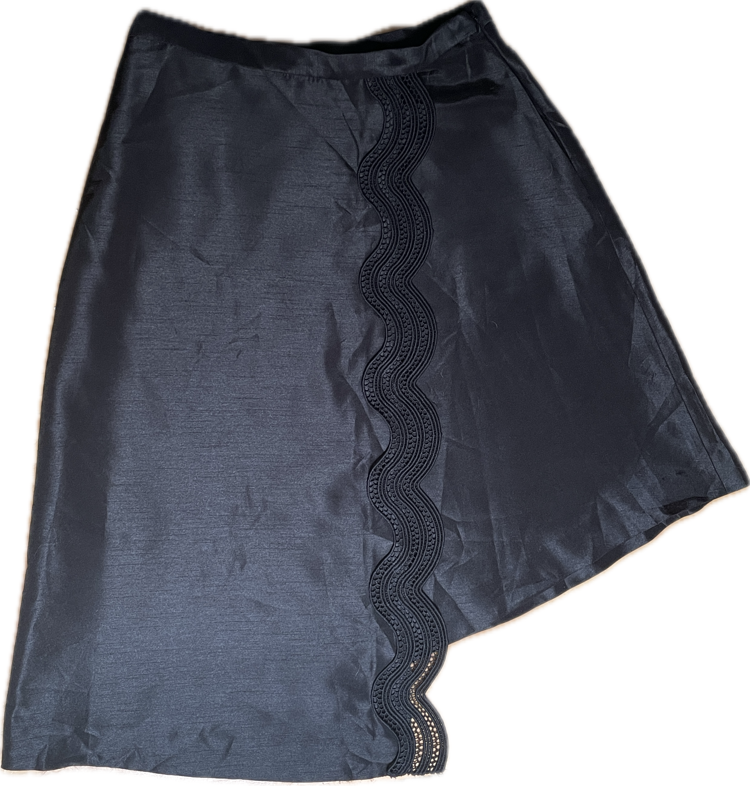 Falda A Line Encaje Satín Diseño RACHEL ROY (M-L) NUEVO CON ETIQUETAS 3