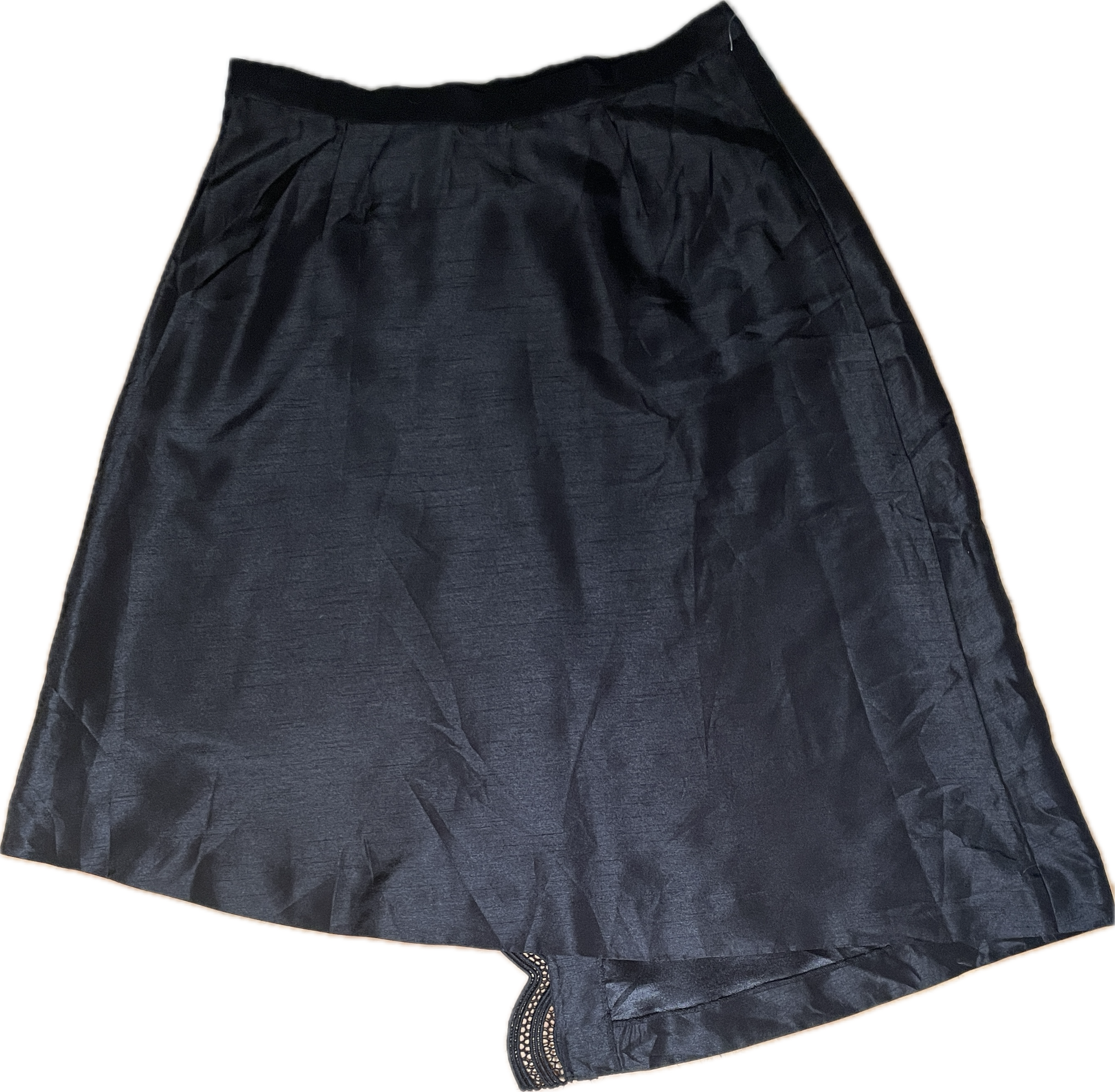 Falda A Line Encaje Satín Diseño RACHEL ROY (M-L) NUEVO CON ETIQUETAS 6