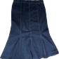 Falda Midi Denim Trumpet Flare RALPH LAUREN JEANS (M) COMO NUEVO - Miniatura 3
