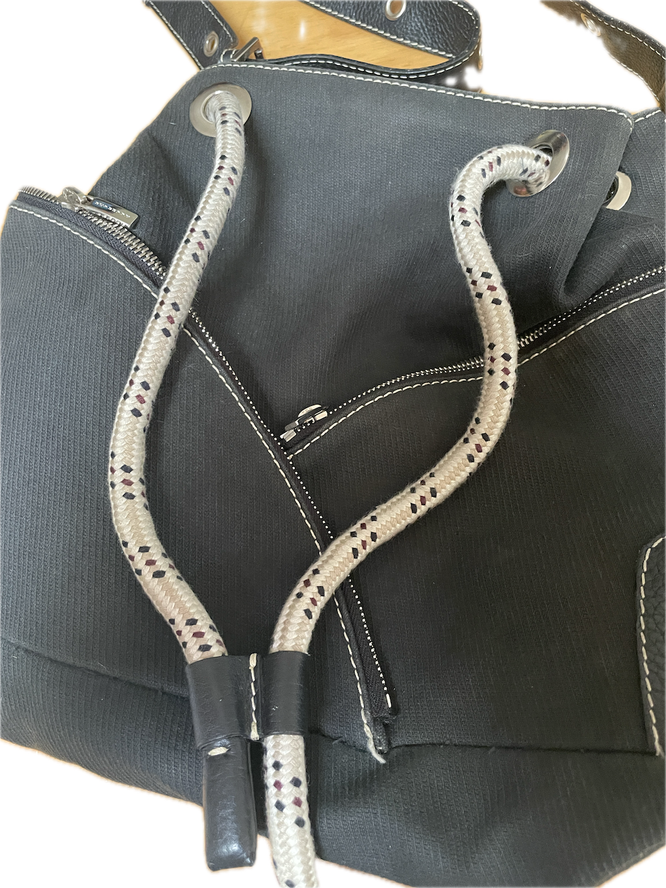 Cartera Bucket Canvas Drawstring BURBERRY  6