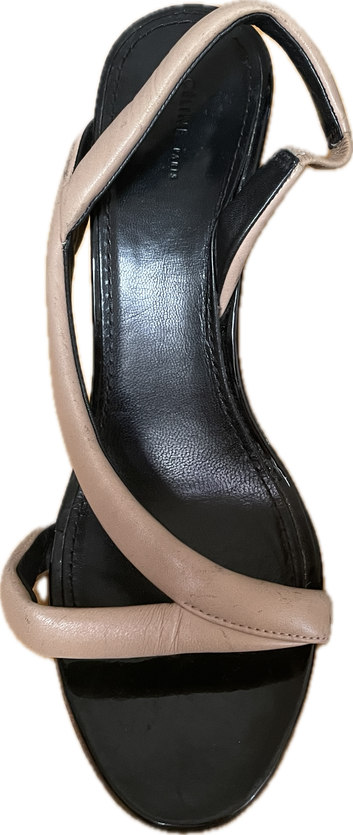 Sandalias Diseño Abstracto Taco Gamuza CÉLINE PARIS (IT39.5- 40) 9