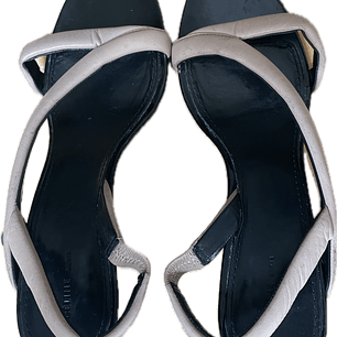 Sandalias Diseño Abstracto Taco Gamuza CÉLINE PARIS (IT39.5- 40)