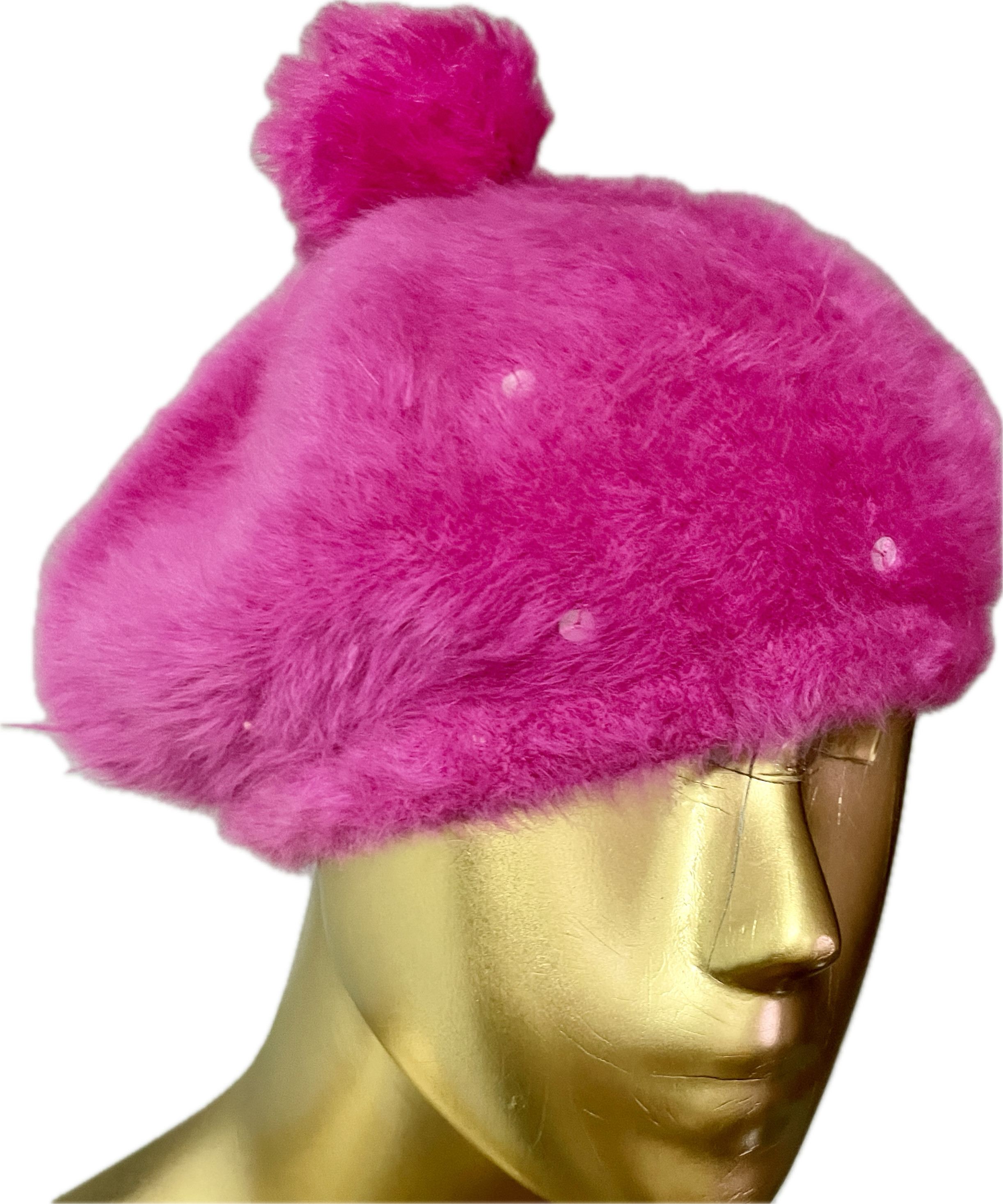 Beret 55% Pelo Conejo Lentejuelas TARGET (Talla Única) NUEVO 3