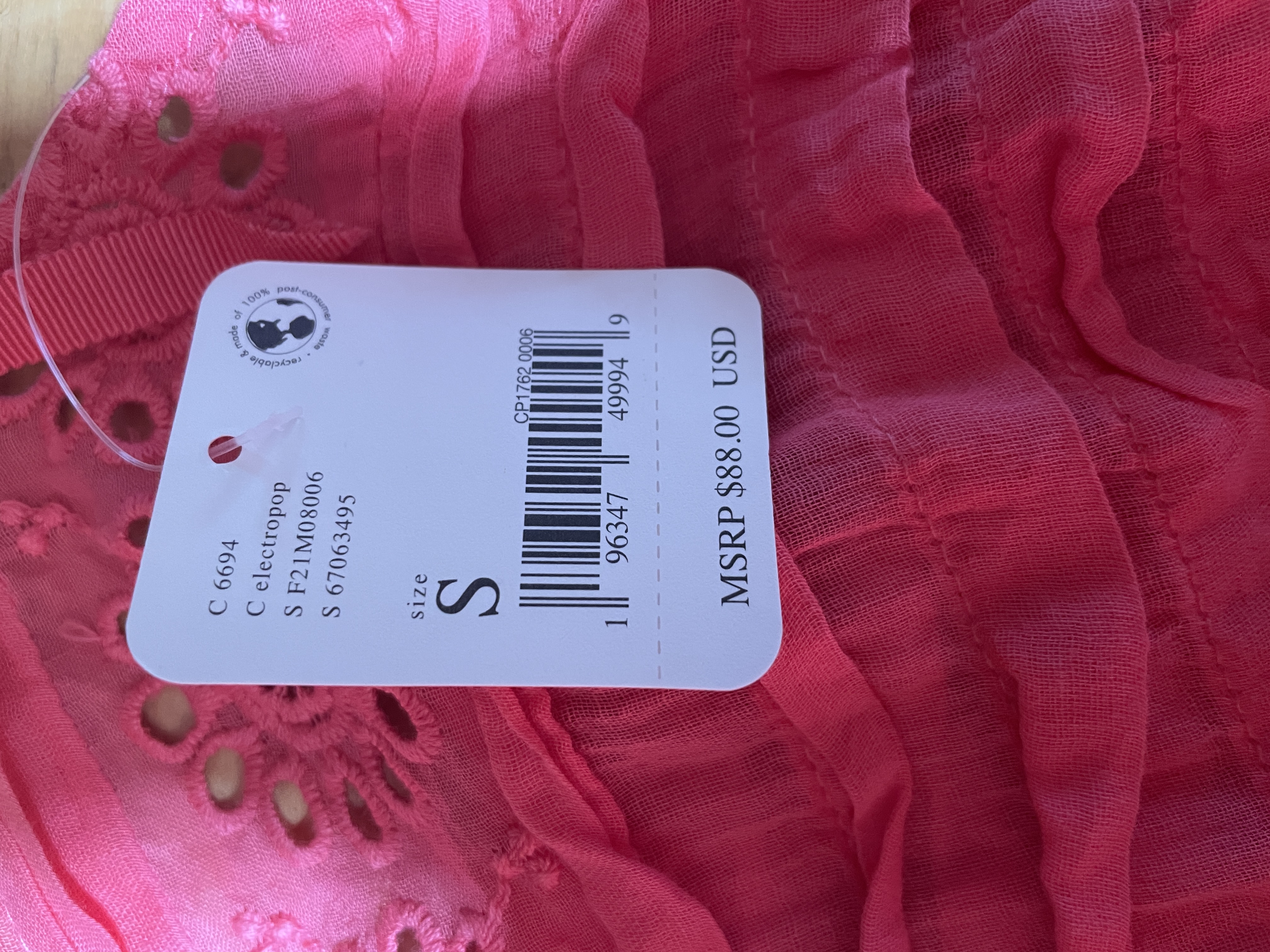 Vestido Slip On Annelise  FREE PEOPLE (S) NUEVO CON ETIQUETAS 3