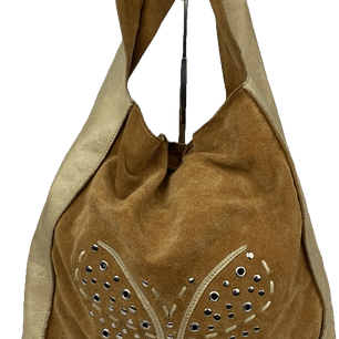 Cartera Hobo Gamuza Butterfly ARCADIA ITALY 