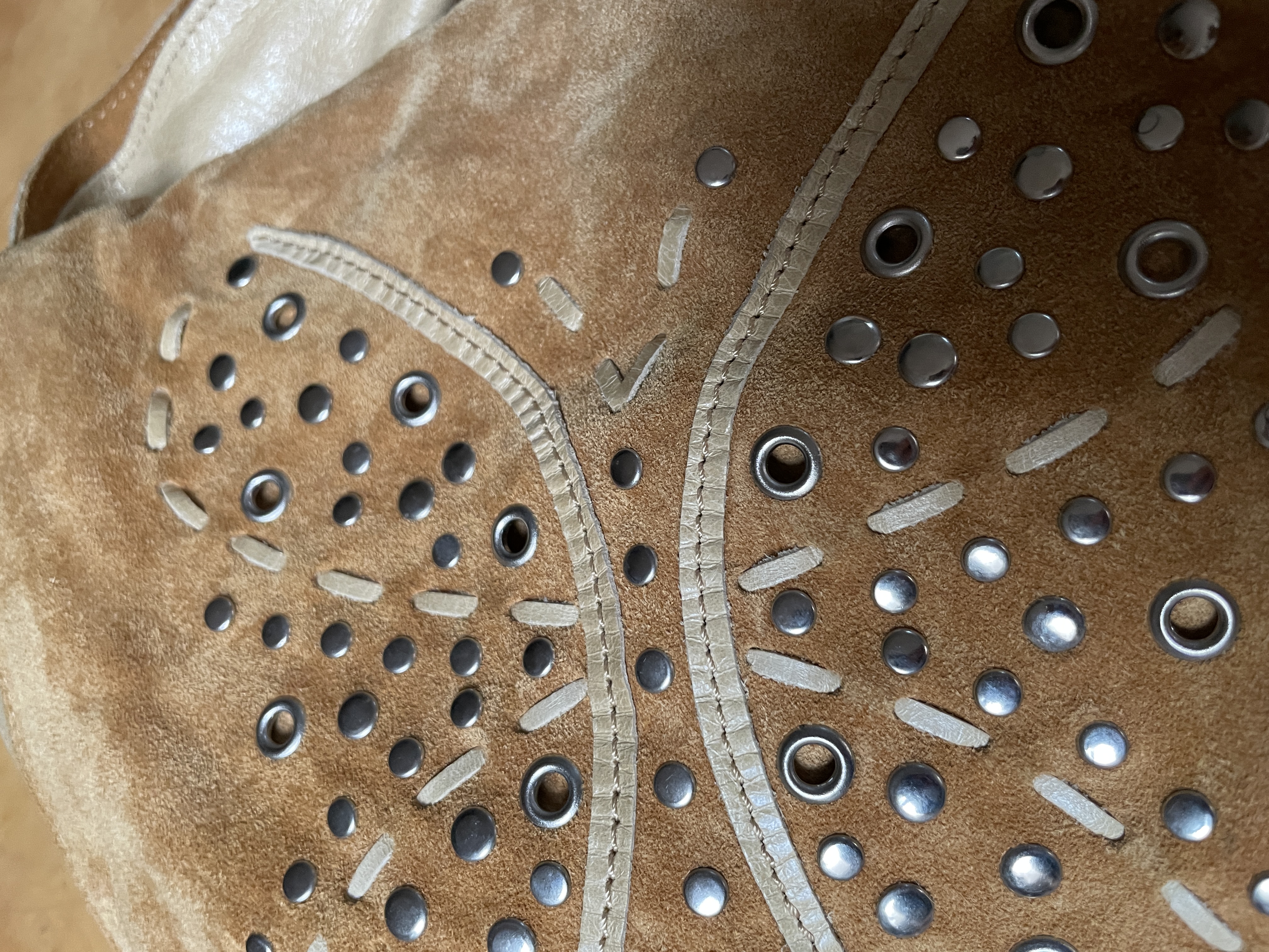 Cartera Hobo Gamuza Butterfly ARCADIA ITALY  5