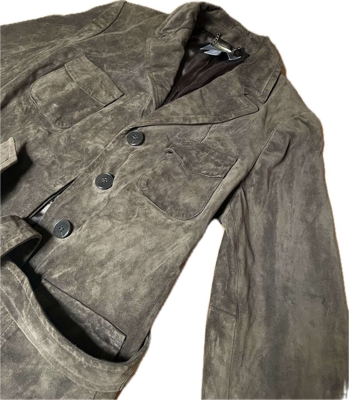 Chaqueta Cuero Gamuza Lazo ANN TAYLOR (XS) 3