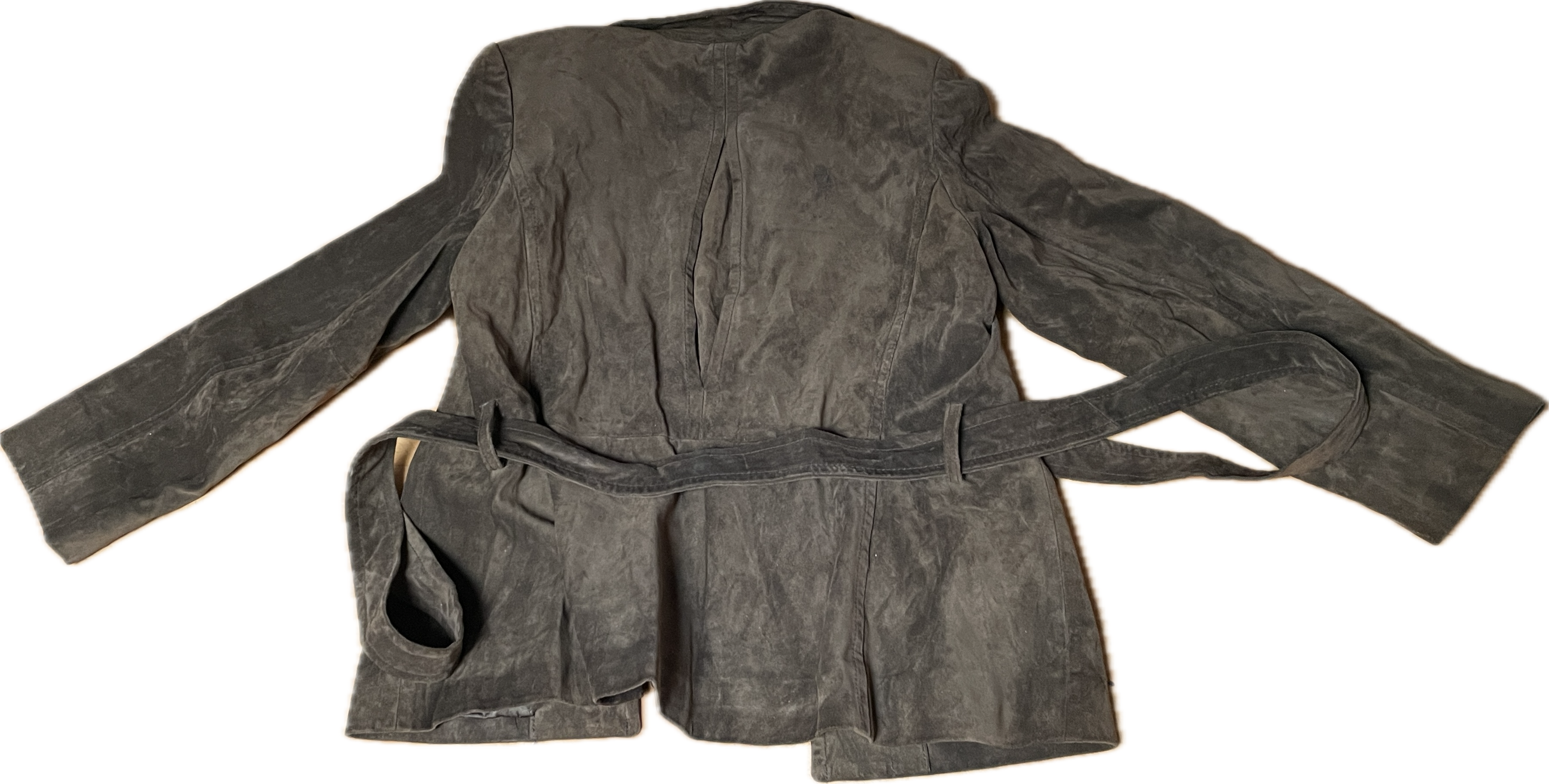 Chaqueta Cuero Gamuza Lazo ANN TAYLOR (XS) 9