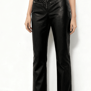 Pantalón 100% Cuero Cierres OLD NAVY (XS)