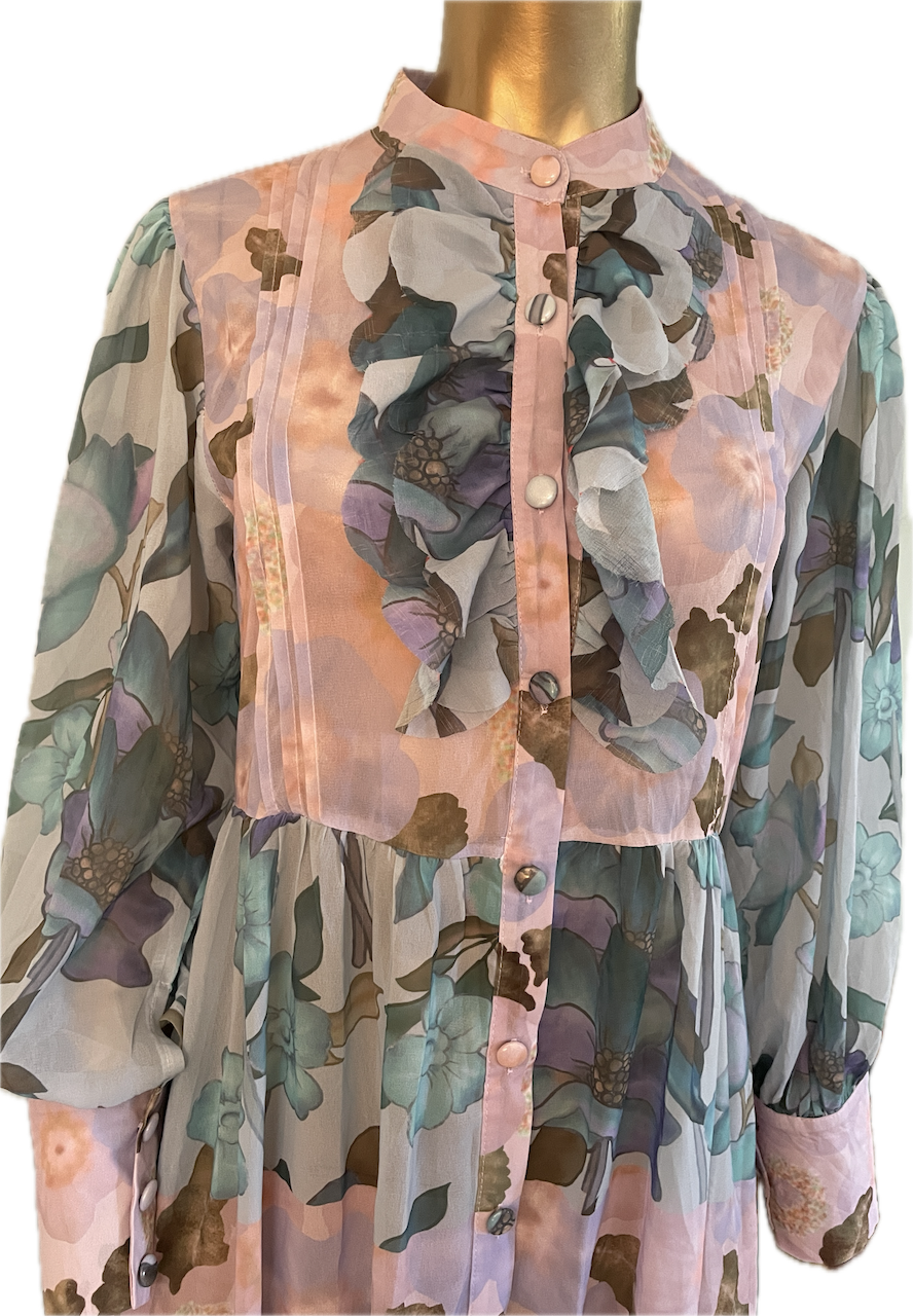 Tapado/Vestido Sheer CAMELLIA BY AFFECTION (L) 5