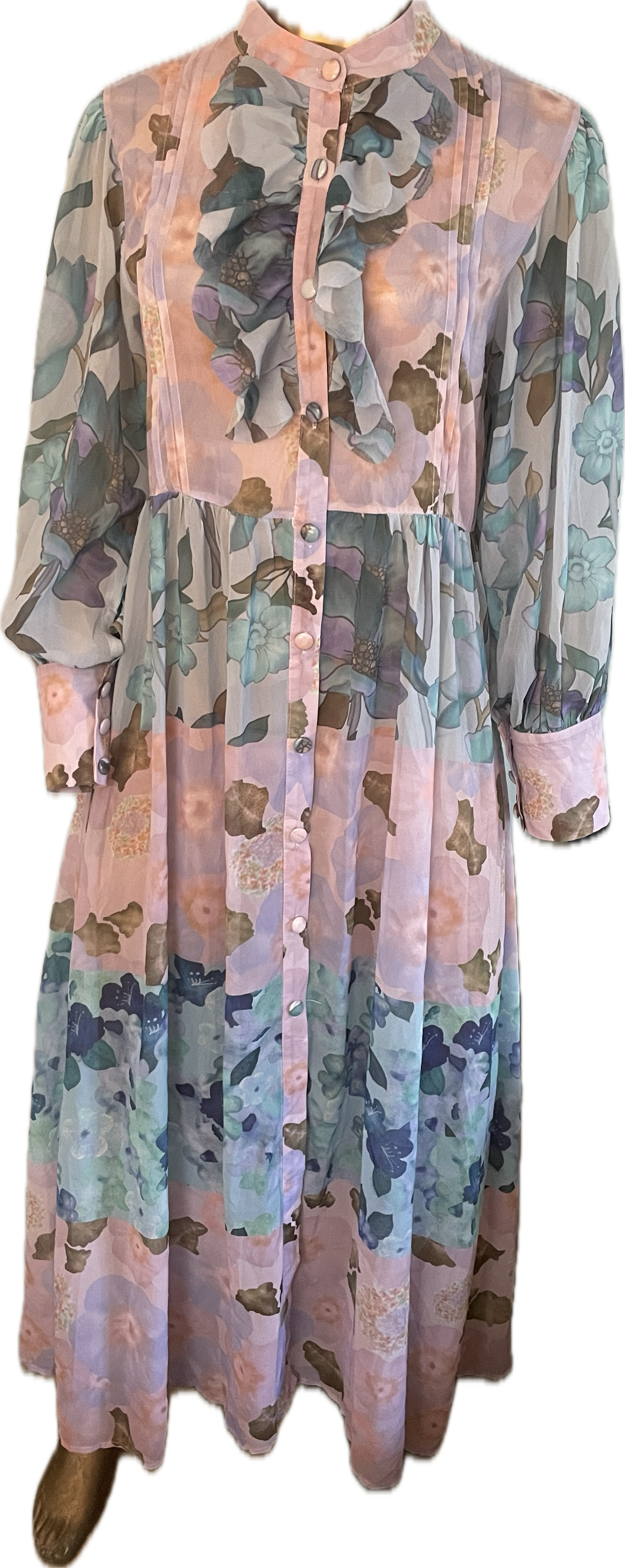 Tapado/Vestido Sheer CAMELLIA BY AFFECTION (L) 7