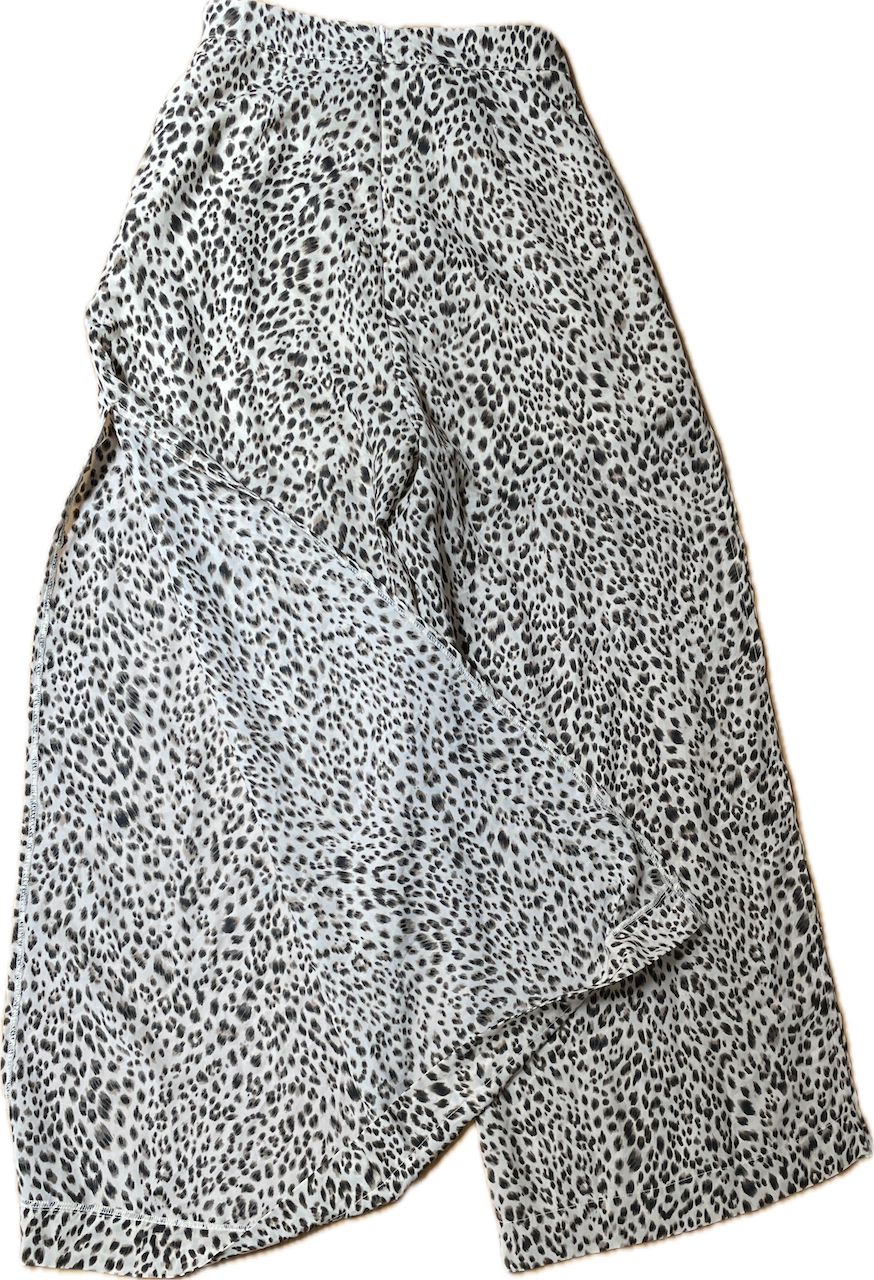 Pantalón Palazzo Tajos Leopard NIGHTWALKER (S) NUEVO 5