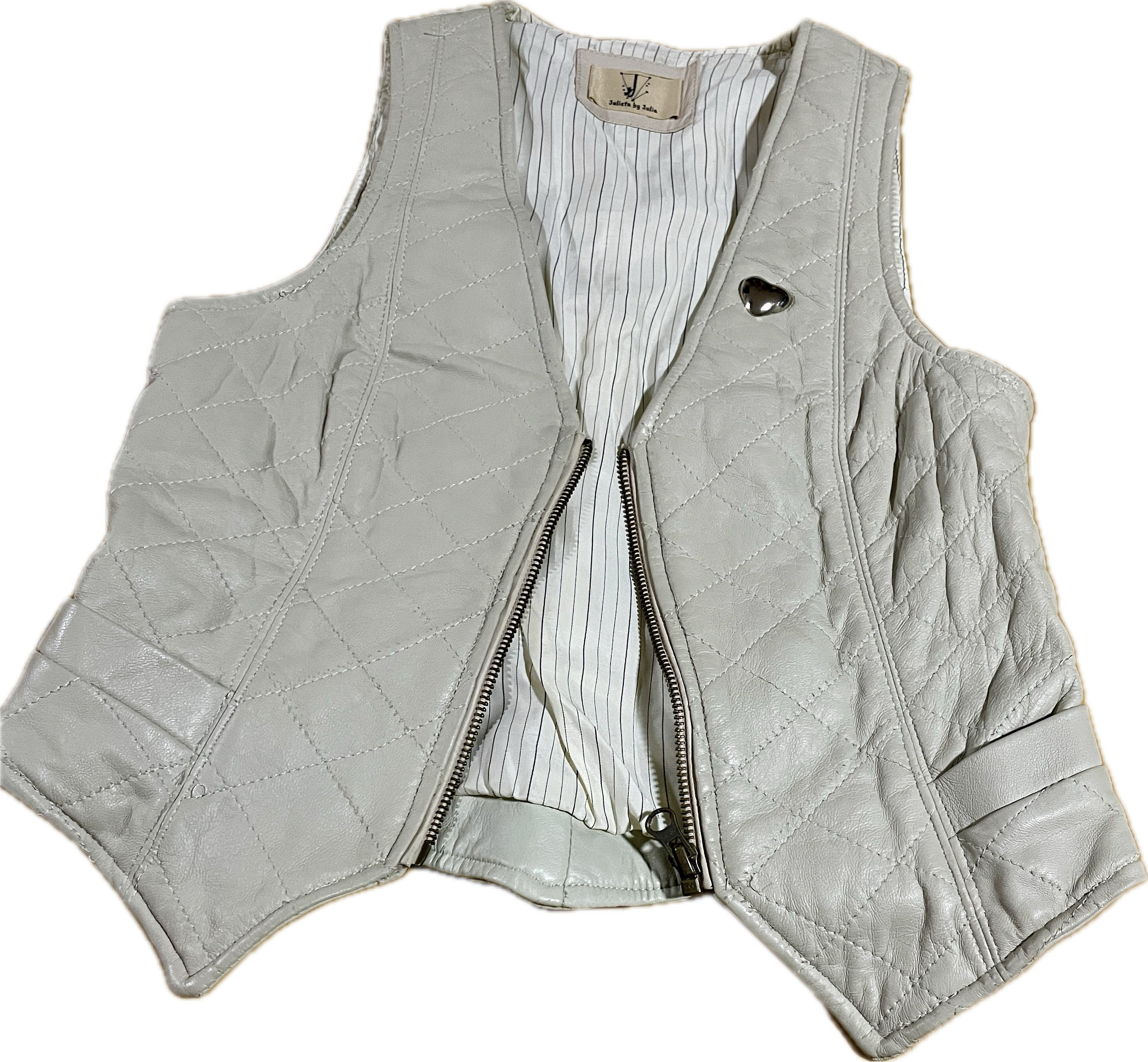 Gilet Waiscoat Quilted 100% Cuero JULIETA BY ME (XS) 3