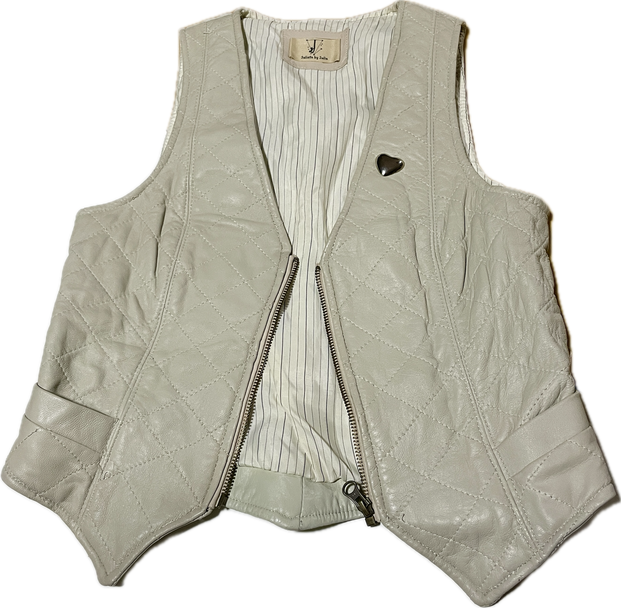 Gilet Waiscoat Quilted 100% Cuero JULIETA BY ME (XS) 4