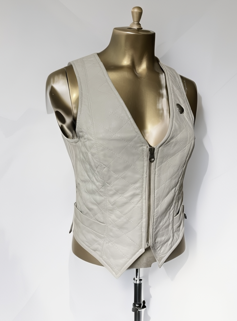 Gilet Waiscoat Quilted 100% Cuero JULIETA BY ME (XS) 2