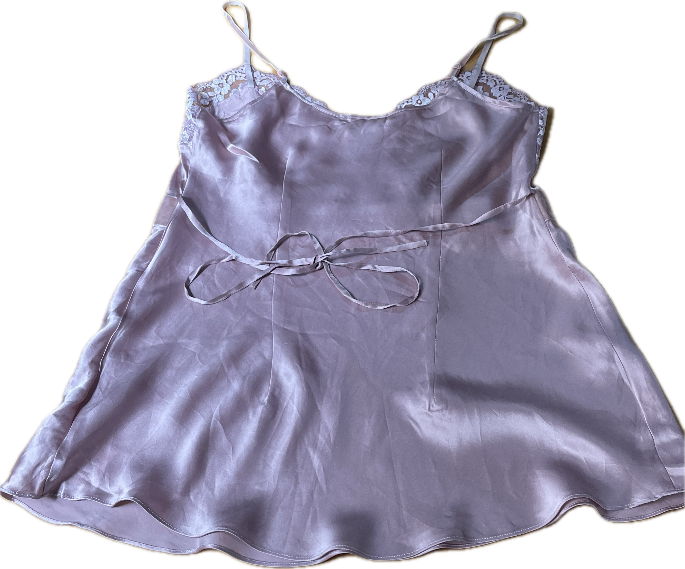 Top Lencero 100% Seda Encaje MIMI (S) COMO NUEVO 3