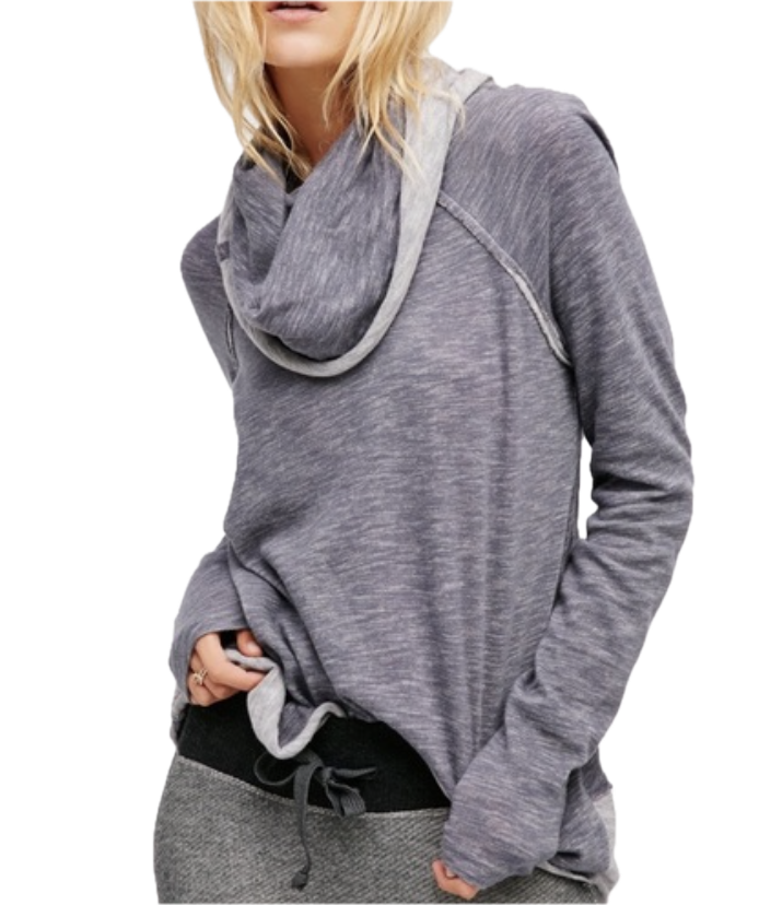 Pullover Cocoon Cowl FREE PEOPLE (XS-S) NUEVO CON ETIQUETAS  1