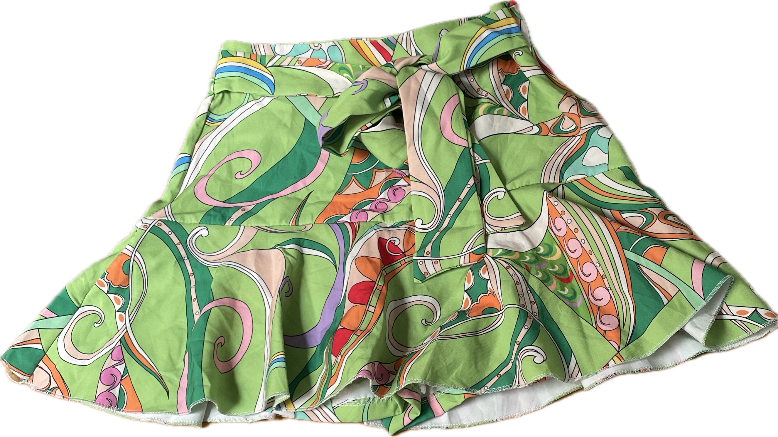 Falda Short Lazo Diseño Retro ITOO ITALY (S) NUEVO   2