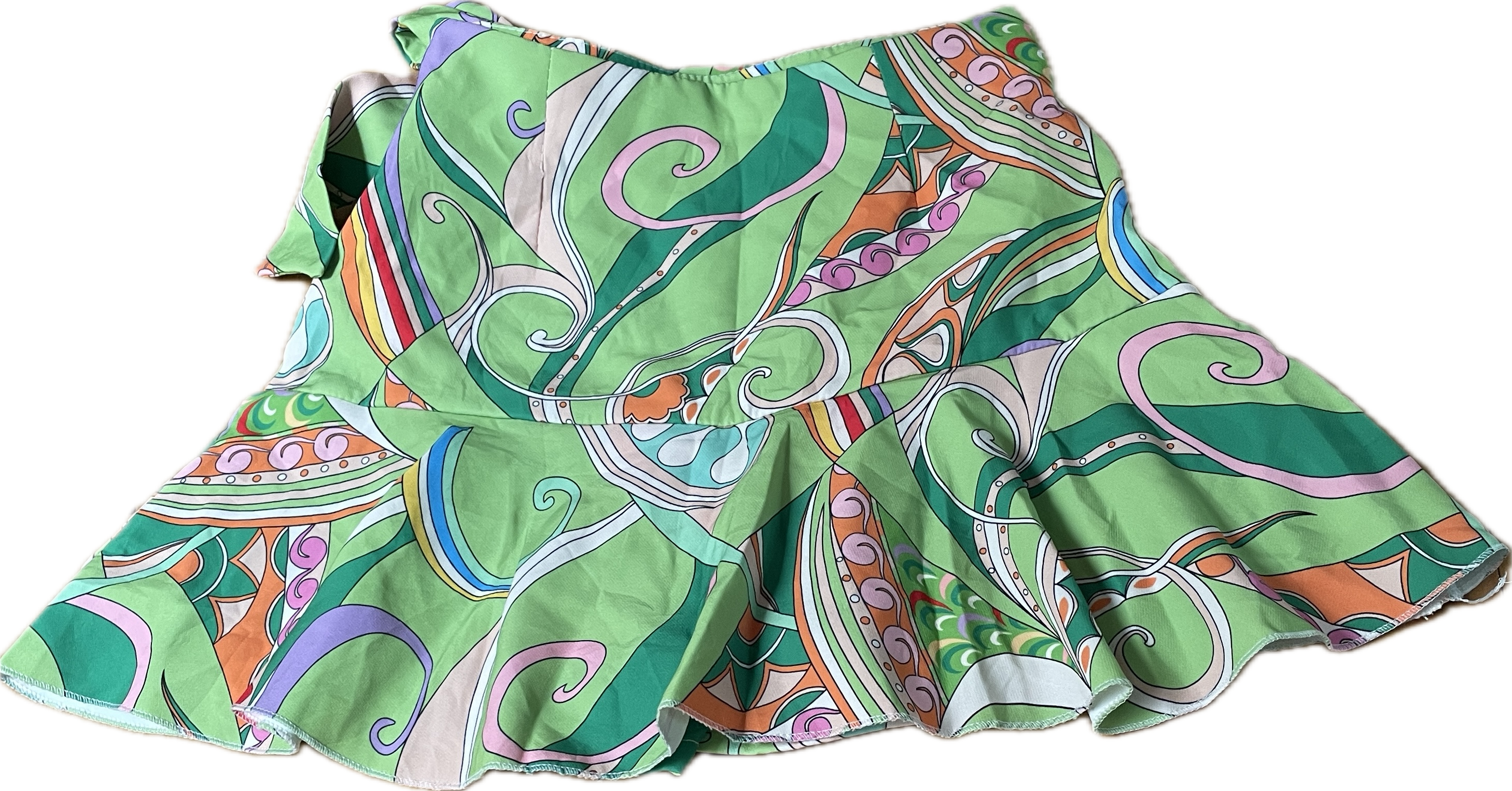 Falda Short Lazo Diseño Retro ITOO ITALY (S) NUEVO   3