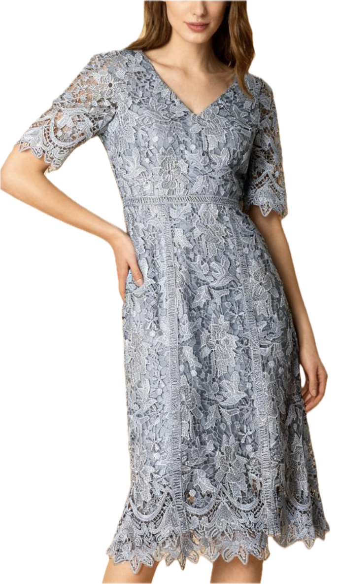 Vestido Midi Encaje Self Portrait Style JJ'S HOUSE (XS) NUEVO 1