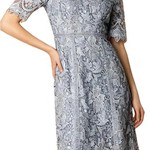 Vestido Midi Encaje Self Portrait Style JJ'S HOUSE (XS) NUEVO