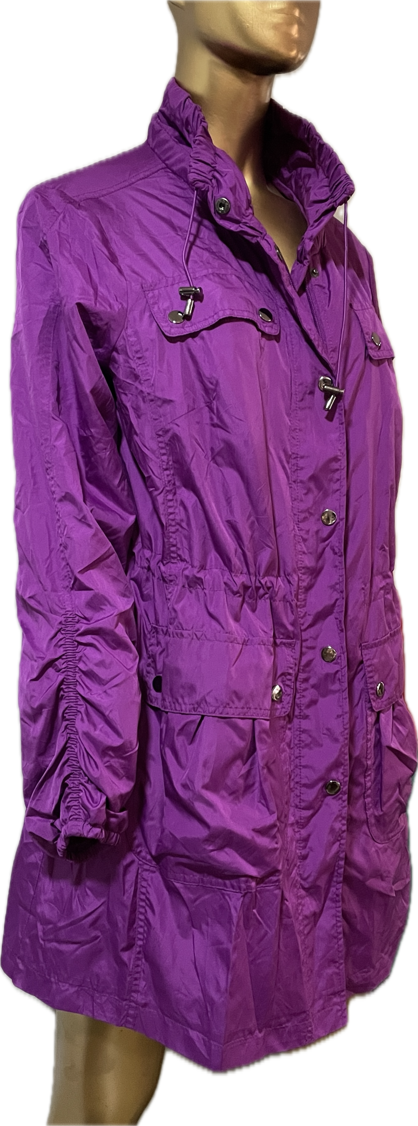 Parka Cortavientos Wild Flower ALFANI (XL) NUEVO CON ETIQUETAS 9