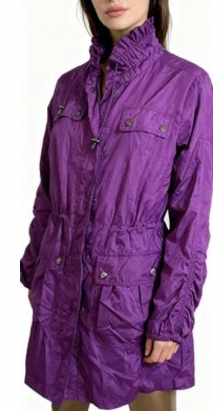 Parka Cortavientos Wild Flower ALFANI (XL) NUEVO CON ETIQUETAS 1