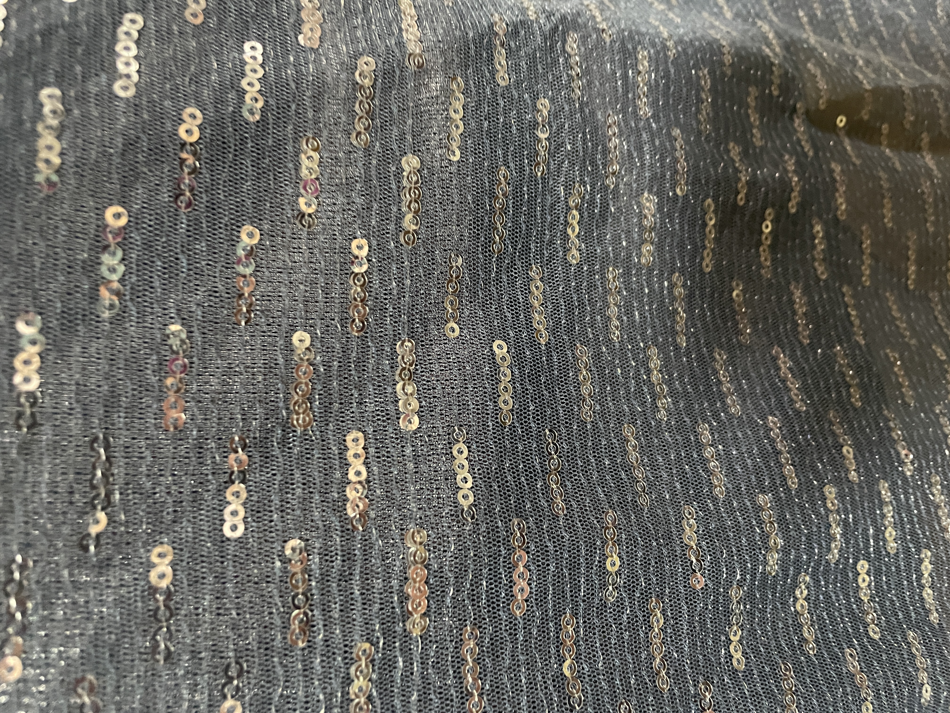 Falda Maxi Transparencia Lentejuelas CARO CRIADO (M) NUEVO CON ETIQUETAS 2