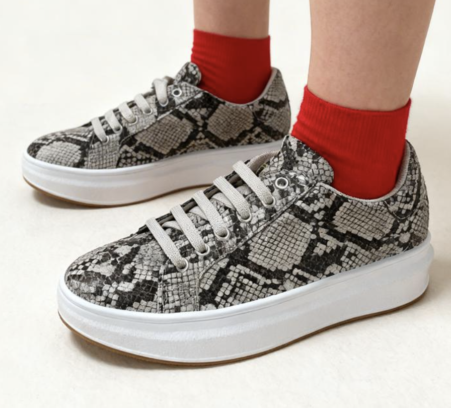 Zapatillas Plataforma Snakeskin TOPSHOP (38) NUEVO 1