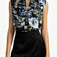 Blusa Chiffon Ruffle Floral TAHARI (S)  - thumbnail 1