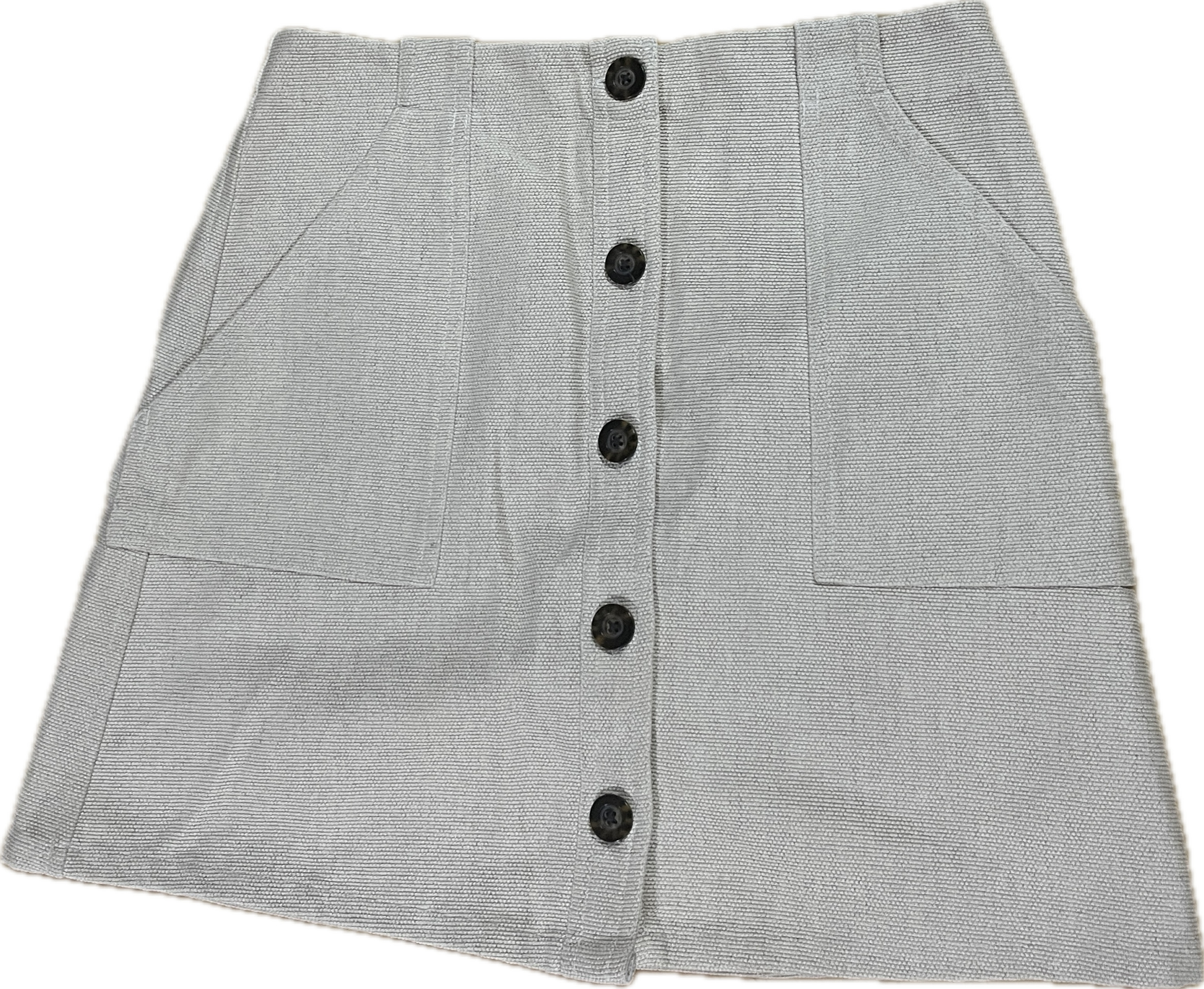 Falda A Line Button Front Lino BANANA REPUBLIC (S) NUEVO 2