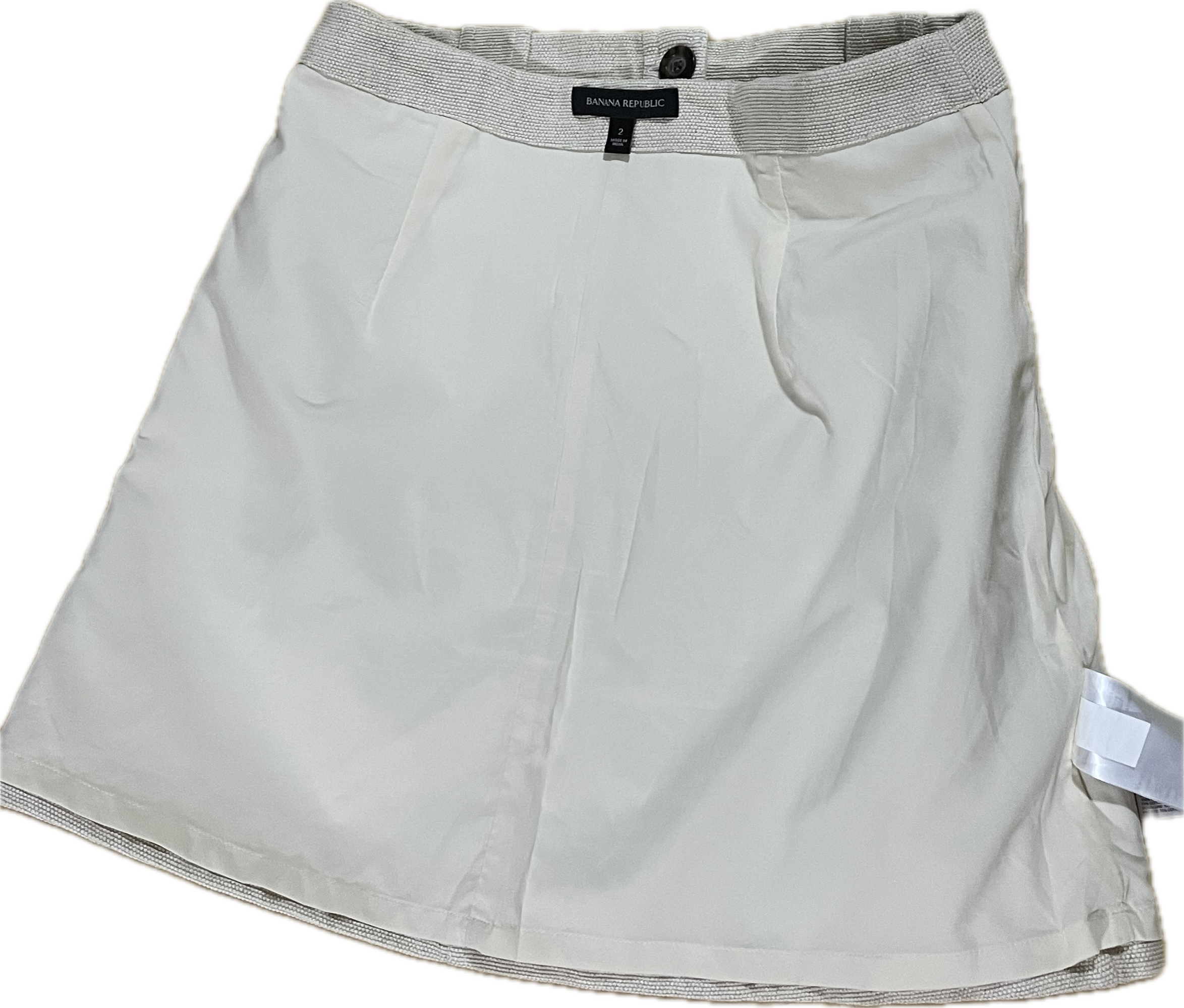 Falda A Line Button Front Lino BANANA REPUBLIC (S) NUEVO 4