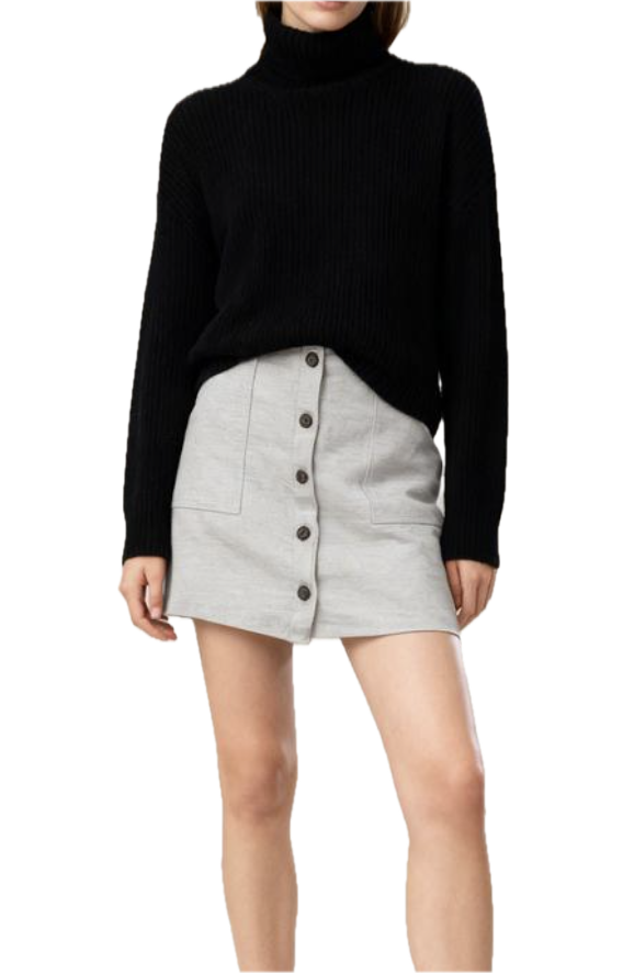 Falda A Line Button Front Lino BANANA REPUBLIC (S) NUEVO 1