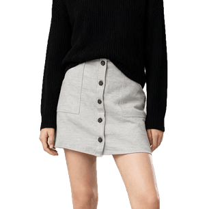 Falda A Line Button Front Lino BANANA REPUBLIC (S) NUEVO